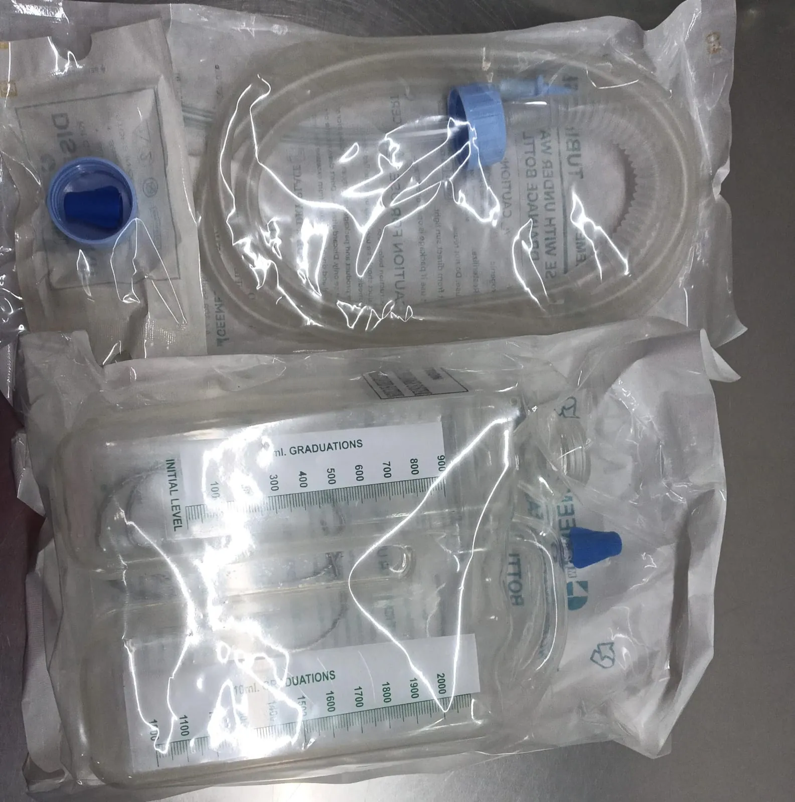 Under water seal drainage system